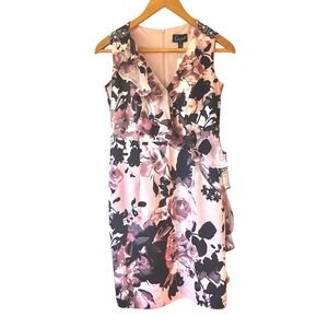 NWTs Dress Floral Ruffle Dress  Sz 8l